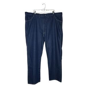 Rustler Wrangler Jeans Mens 48x30 Regular Fit Straight Leg Heavyweight Denim New